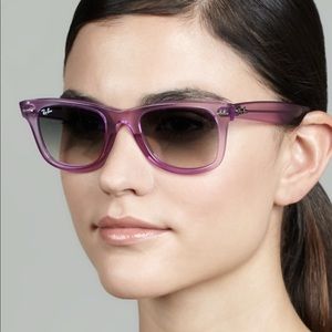 Ray Bans Ice Pop sunglasses.